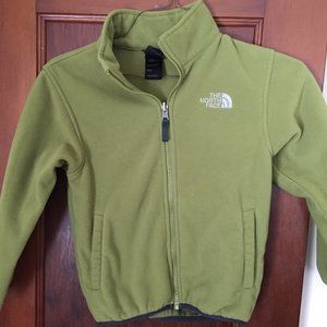 North Face Kids Fleece Jacket - Green, Sz Small